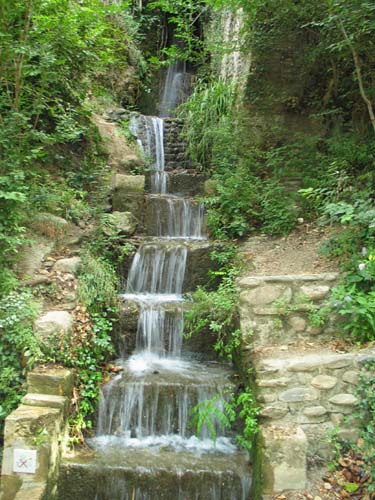 waterfall at A