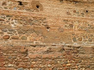 a wall at the alhambra