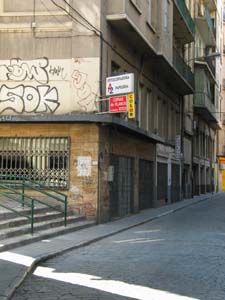 sign on street