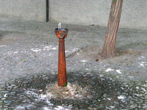 lone fountain